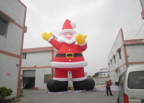 Maak vuurvast   210D nylon Kerstmis Vakantie Opblaasbare Santa Claus