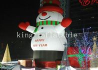 het Beeldverhaal van de Kerstmissneeuwman van 5mH Inflatables voor Openluchtkerstmisdecoratie