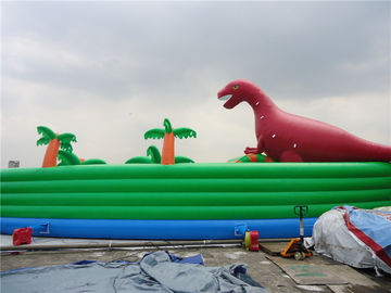 Kleurrijke Opblaasbare het Waterparken van het Dinosaurusthema voor Pool en Meer