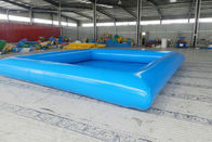 Vierkante Vorm 0.65m Opblaasbaar Zwembad voor Openluchtwaterbalspels