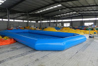 Vierkante Vorm 0.65m Opblaasbaar Zwembad voor Openluchtwaterbalspels
