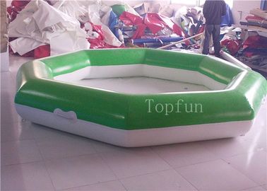De Opblaasbare Zwembaden van het familiegebruik, pvc-Pools van het Geteerd zeildoek de Opblaasbare Hexagonale Water