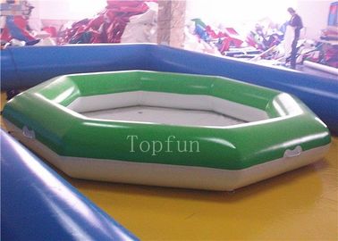 De Opblaasbare Zwembaden van het familiegebruik, pvc-Pools van het Geteerd zeildoek de Opblaasbare Hexagonale Water
