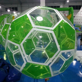 1.0mm de Witte/Groene Opblaasbare Gang van pvc op Waterbal