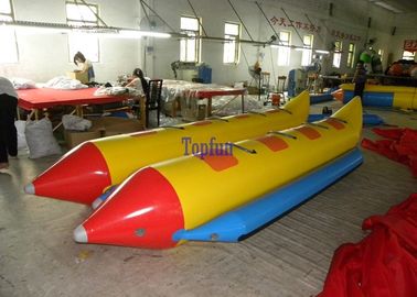 8 de persoon paste Towable Banaanboot aan 0.9 mm-pvc voor Waterpark