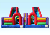Kleurrijk Dubbel Lap Inflatable Dry Obstacle Course voor Peuter