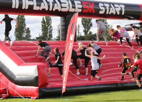 De opblaasbare Hinderniscursus/pvc-Spelen van Geteerd zeildoek Opblaasbare Sporten