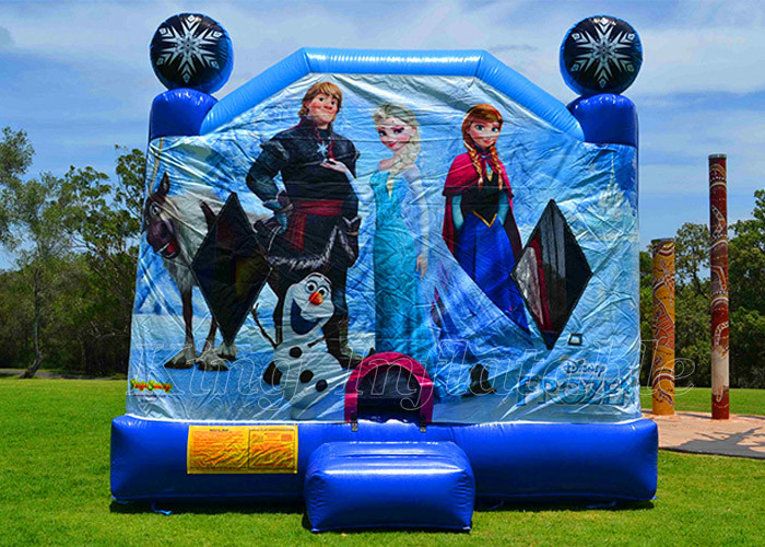 Bevroren Opblaasbaar de Spronghuis van Elsa Jumping Castle Outdoor Game voor Jongensmeisjes