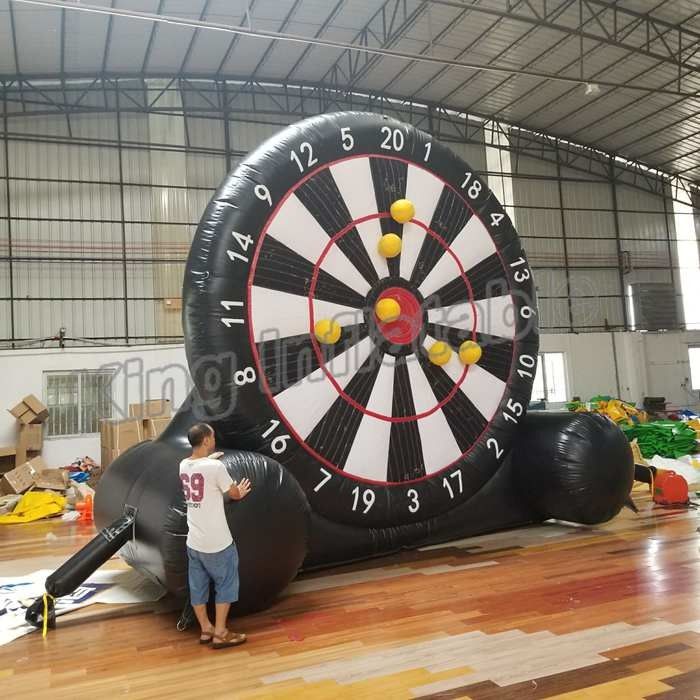Het voetbal werpt het Openlucht Interactieve Spel van de het Dartboardsport van Kickball Opblaasbare