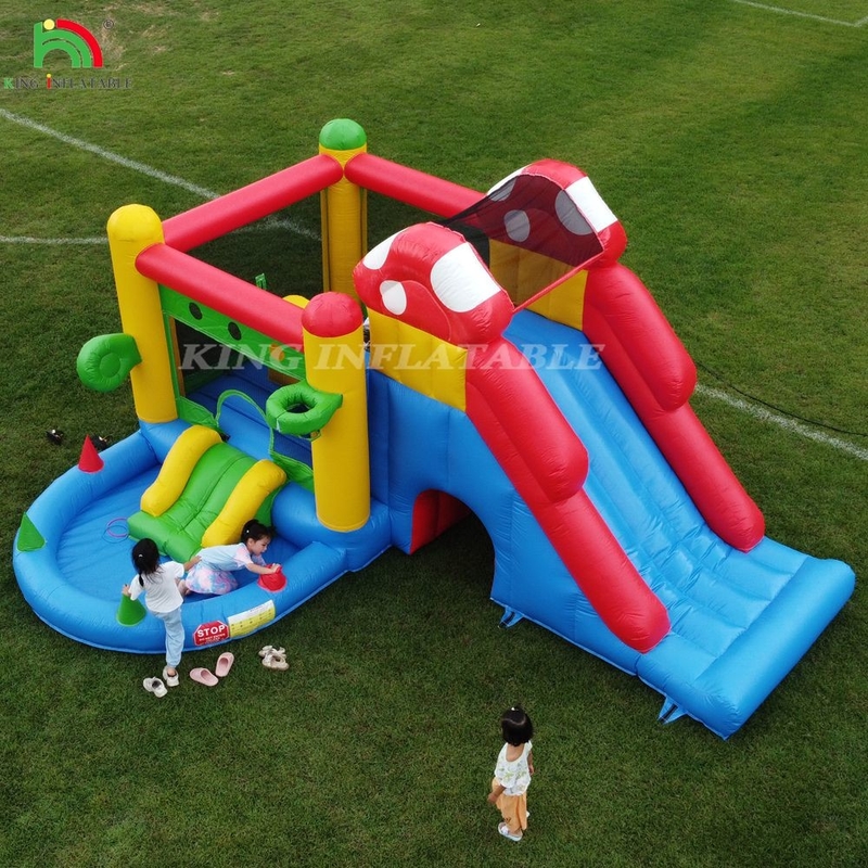 Commercieel opblaasbaar springhuis voor kinderen Obstakel springkasteel voor buiten binnen