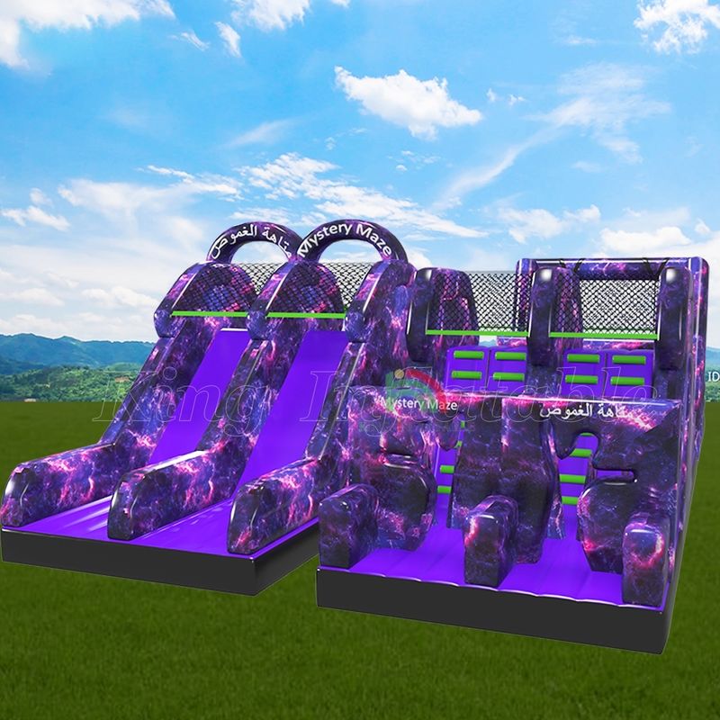 Buitensport Commerciële Activiteiten Volwassenen Springkussen Hindernisbaan Opblaasbare Spelen voor Kinderen