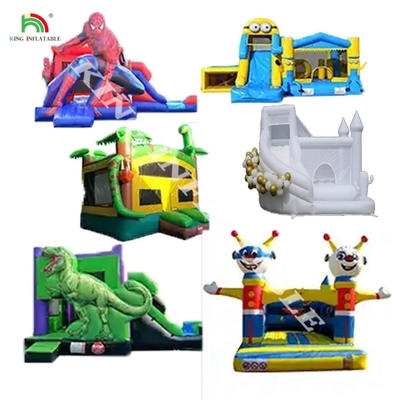 Opblaasbare Moonwalk Water Jumper Bouncer Moonwalk Bouncy Castle Jumping Commerciële Regenboog Bounce House Party Huur